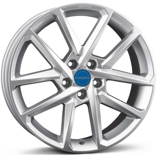 BORBET N CRYSTAL SILVER 6.5JxR17 PCD5x112 ET39 CB66.6