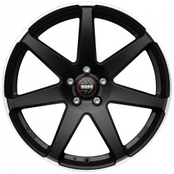 Janta aliaj MOMO Seven MATT BLACK POLISHED 8X18 5X112 ET42 72.3